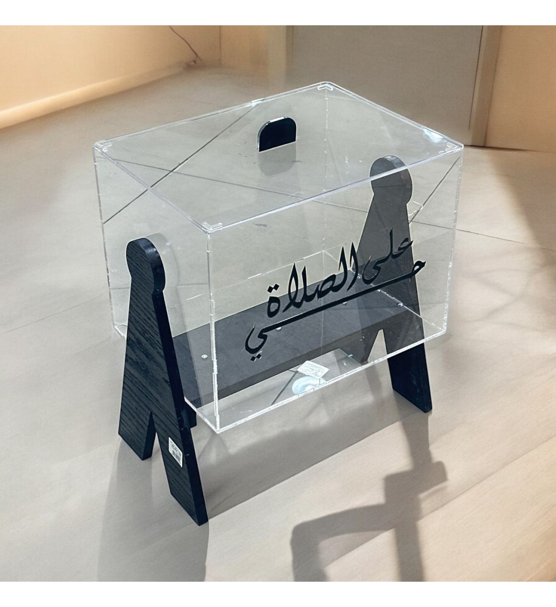 بوكس اكريلك سجادات مع قاعدة خشبي 30×40×47سم 