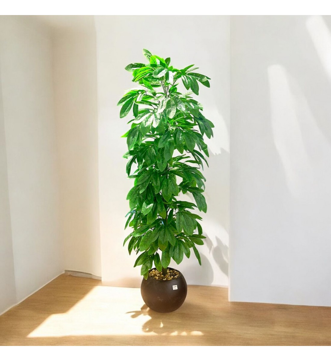 شجر زينة صناعي مع مركن اسود175سم شجر زينة صناعي مع مركن اسود175سم