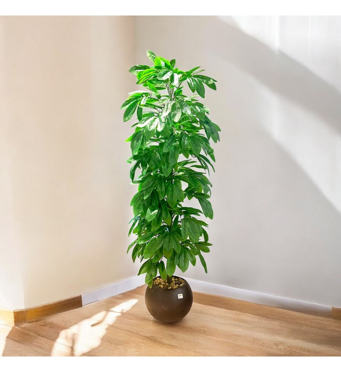 شجر زينة صناعي مع مركن اسود175سم شجر زينة صناعي مع مركن اسود175سم