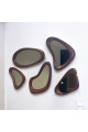 Miroir mural avec cadre en bois de - Livia 