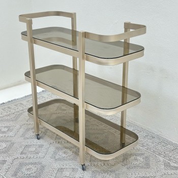 عربية تقديم 3دور زجاج وحديد لون مكس