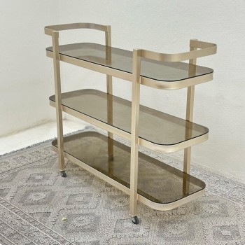 عربية تقديم 3دور زجاج وحديد لون مكس