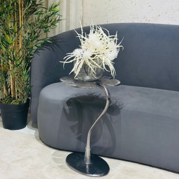 طاولة خدمة ورقة شجرة جامايكا - اسود