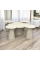 Avondale 5 Piece Marble Top Coffee Table Set