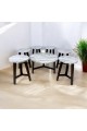 Serving table set with 6 sides