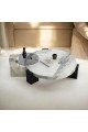 Serving table set with 1sides