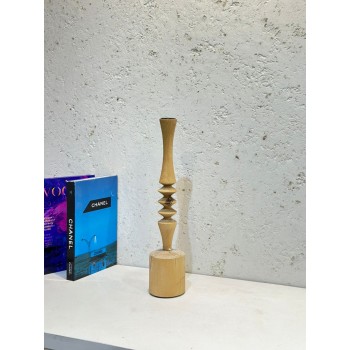 شمعدان خشب تصميم انيق 35×3×3سم 