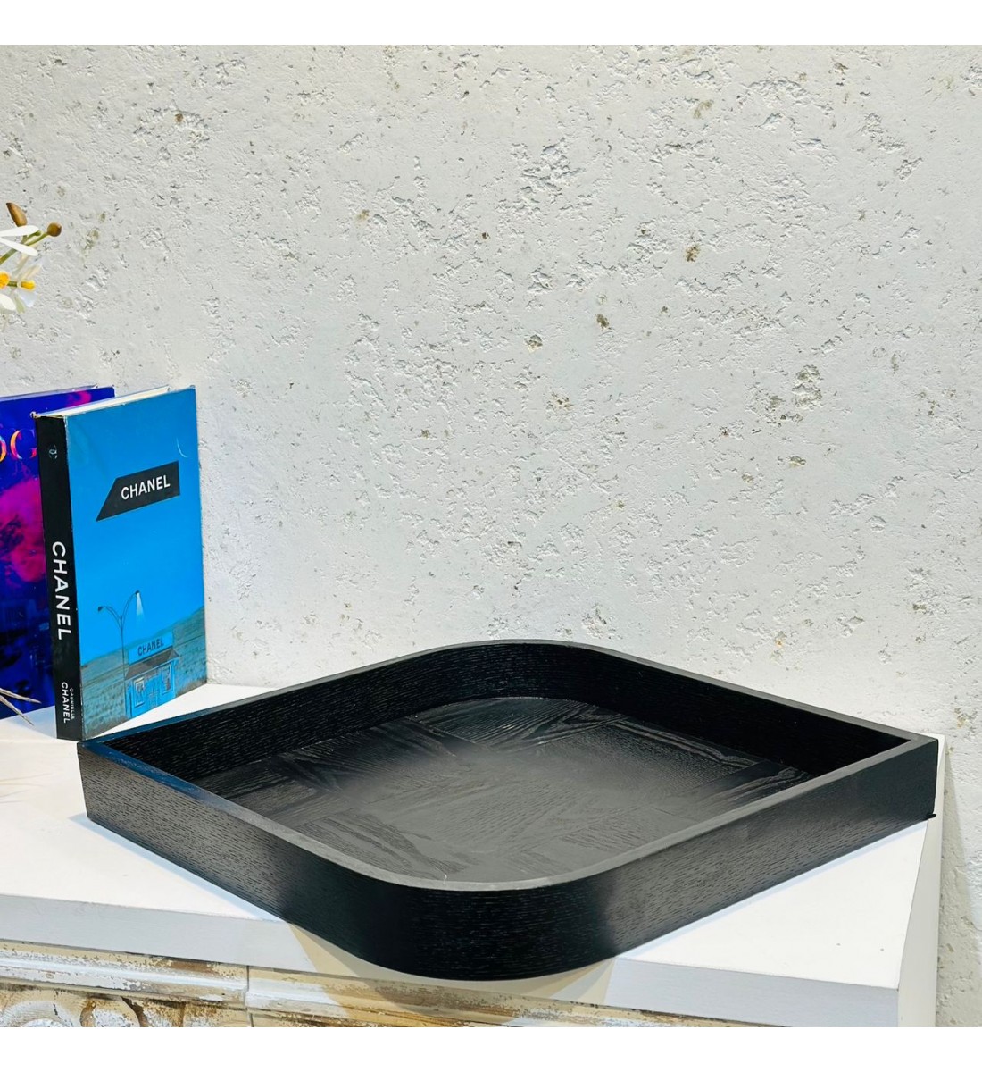 صينية تقديم من الخشب مقاس36×36×5سم