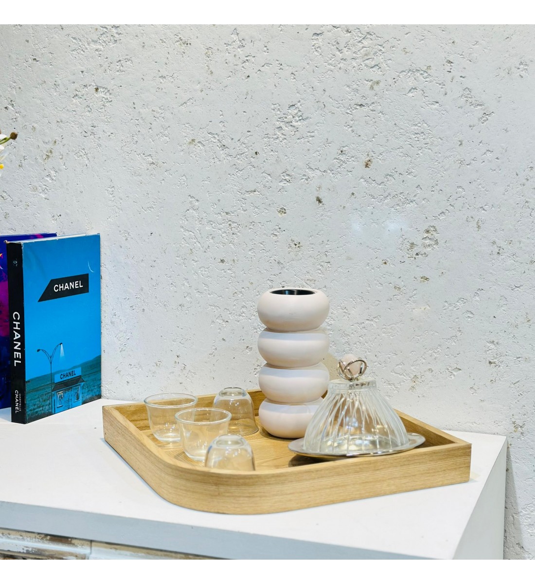 صينية تقديم من الخشب مقاس30×30×4سم صينية تقديم من الخشب مقاس30×30×4سم