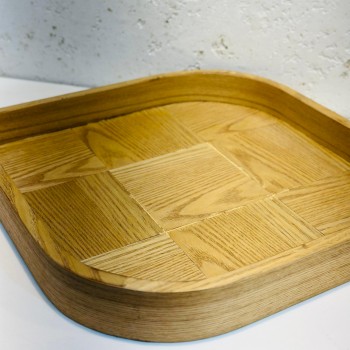 صينية تقديم من الخشب مقاس30×30×4سم 