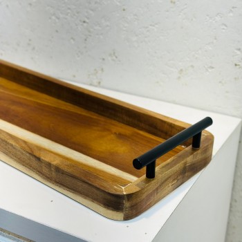 صينية تقديم من الخشب مقاس 57×20×3سم 