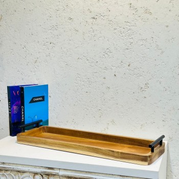 صينية تقديم من الخشب مقاس 48×16×3سم 