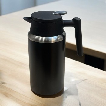 ترمس استيل اسود سعة 1200 مل