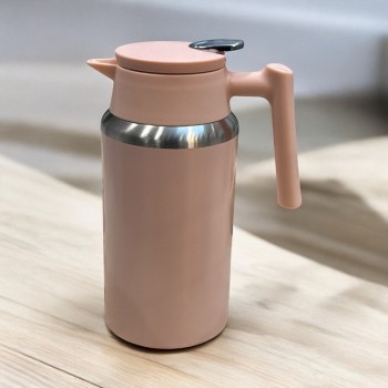 ترمس استيل وردي  سعة 1200 مل