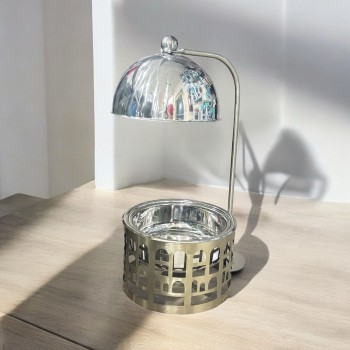 سخان طعام من الستانلس ستيل هندي غطاء استيل –6 لتر 