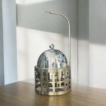 سخان طعام من الستانلس ستيل هندي غطاء استيل –6 لتر 