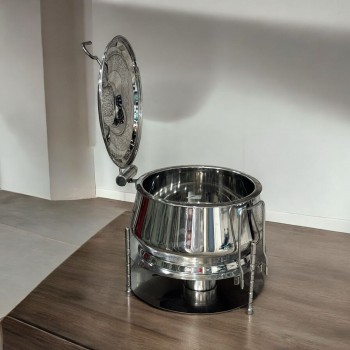 سخان طعام من الستانلس ستيل هندي غطاء استيل –7.5لتر 