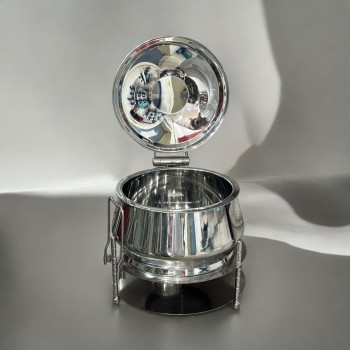 سخان طعام من الستانلس ستيل هندي غطاء استيل –5لتر 