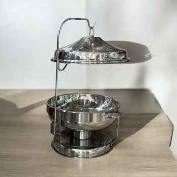 سخان طعام من الستانلس ستيل هندي غطاء استيل –6 لتر 