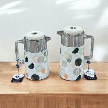 طقم ترمس شاي وقهوة  ريفان ملون 2قطع 