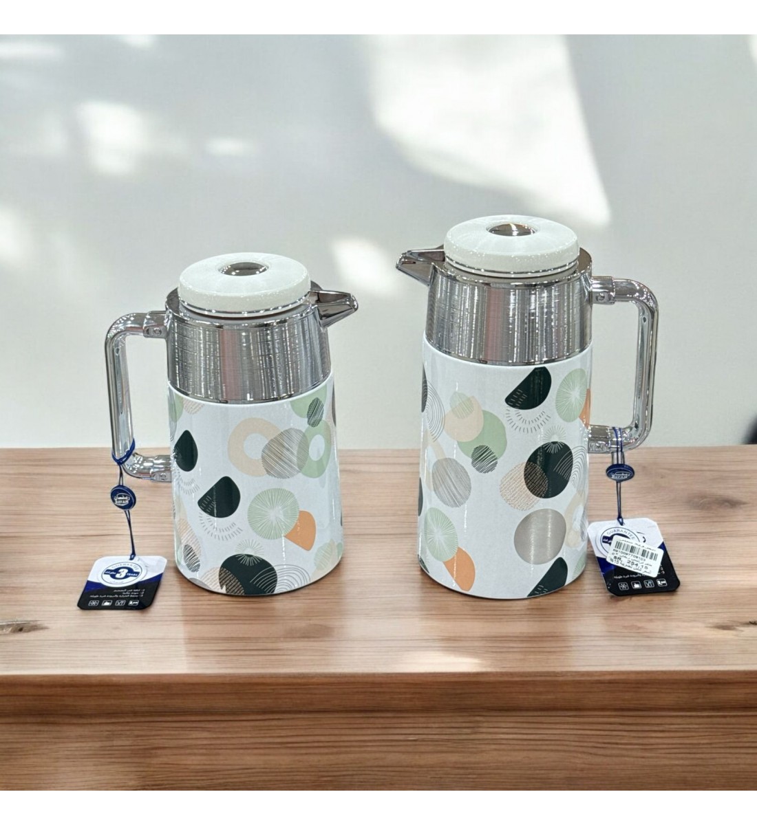 طقم ترمس شاي وقهوة ريفان ملون 2قطع طقم ترمس شاي وقهوة ريفان ملون 2قطع