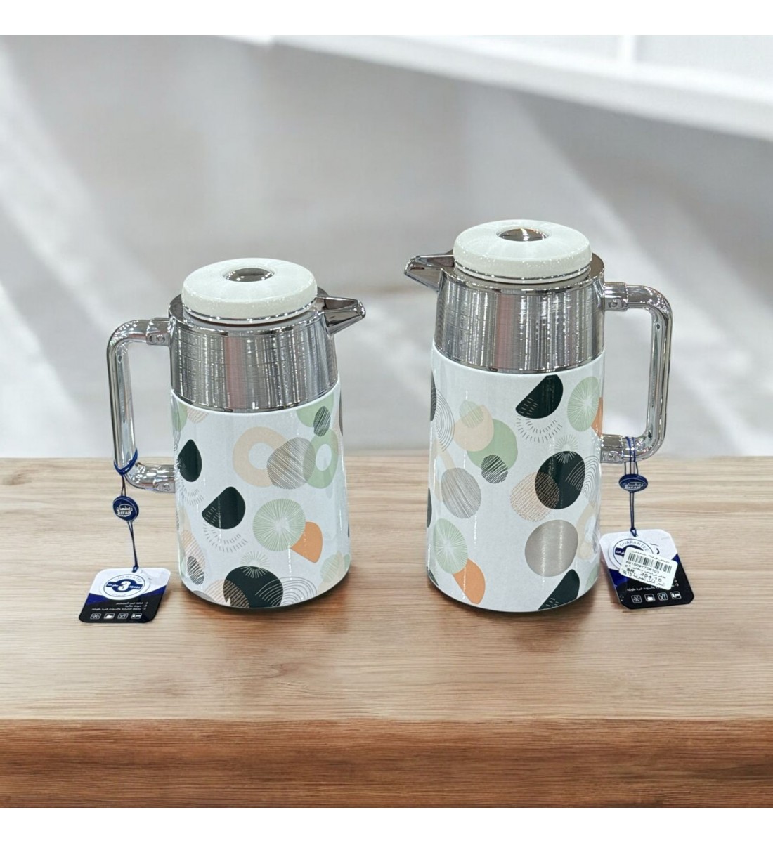 طقم ترمس شاي وقهوة ريفان ملون 2قطع طقم ترمس شاي وقهوة ريفان ملون 2قطع