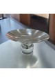 Stainless steel serving plate and base size 26×26×11cm