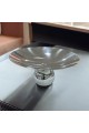 Stainless steel serving plate and base size 26×26×11cm