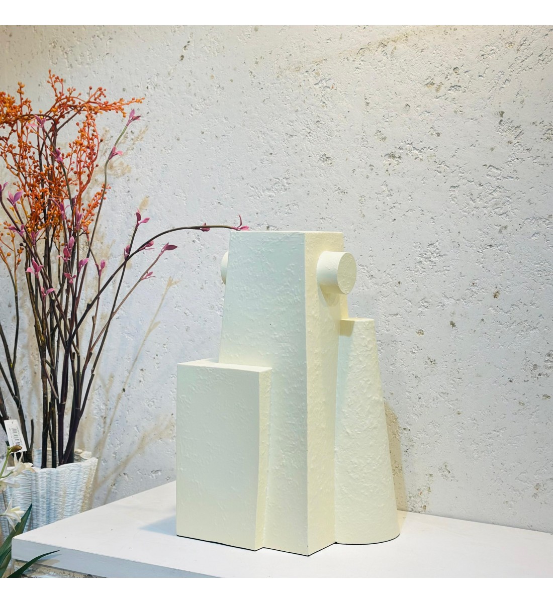 زينة ديكور بتصميم نحت  تجريدي   -40×30×20سم 