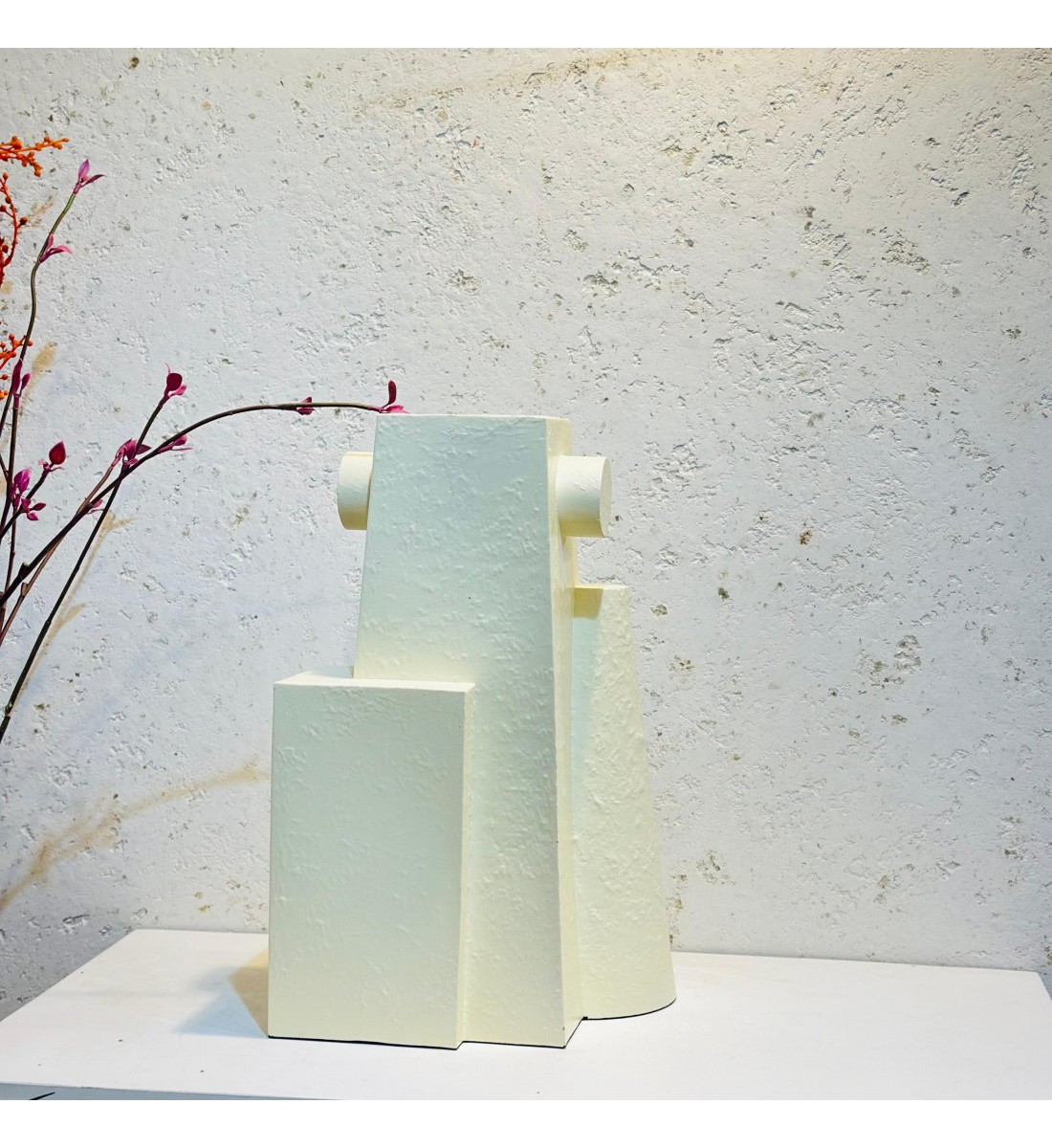 زينة ديكور بتصميم نحت  تجريدي   -40×30×20سم 