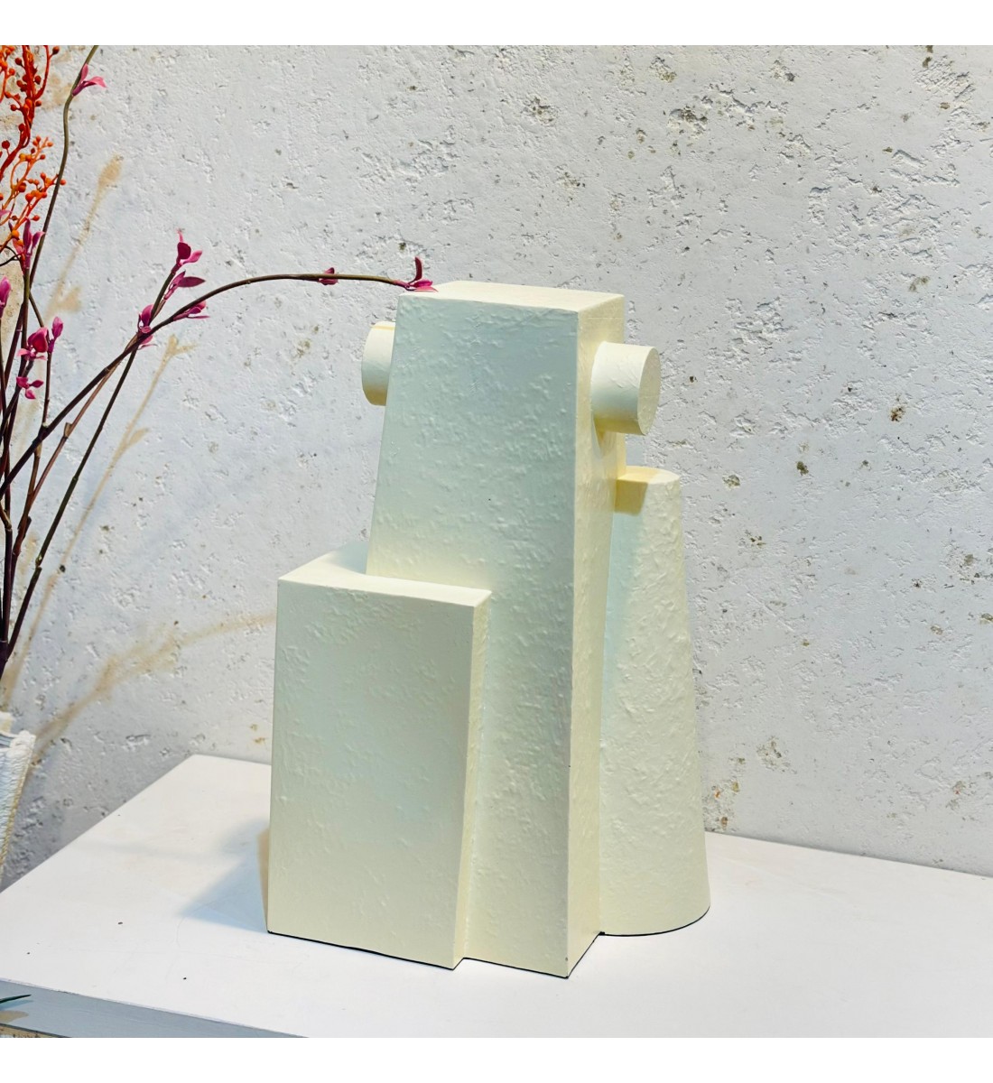 زينة ديكور بتصميم نحت  تجريدي   -40×30×20سم 