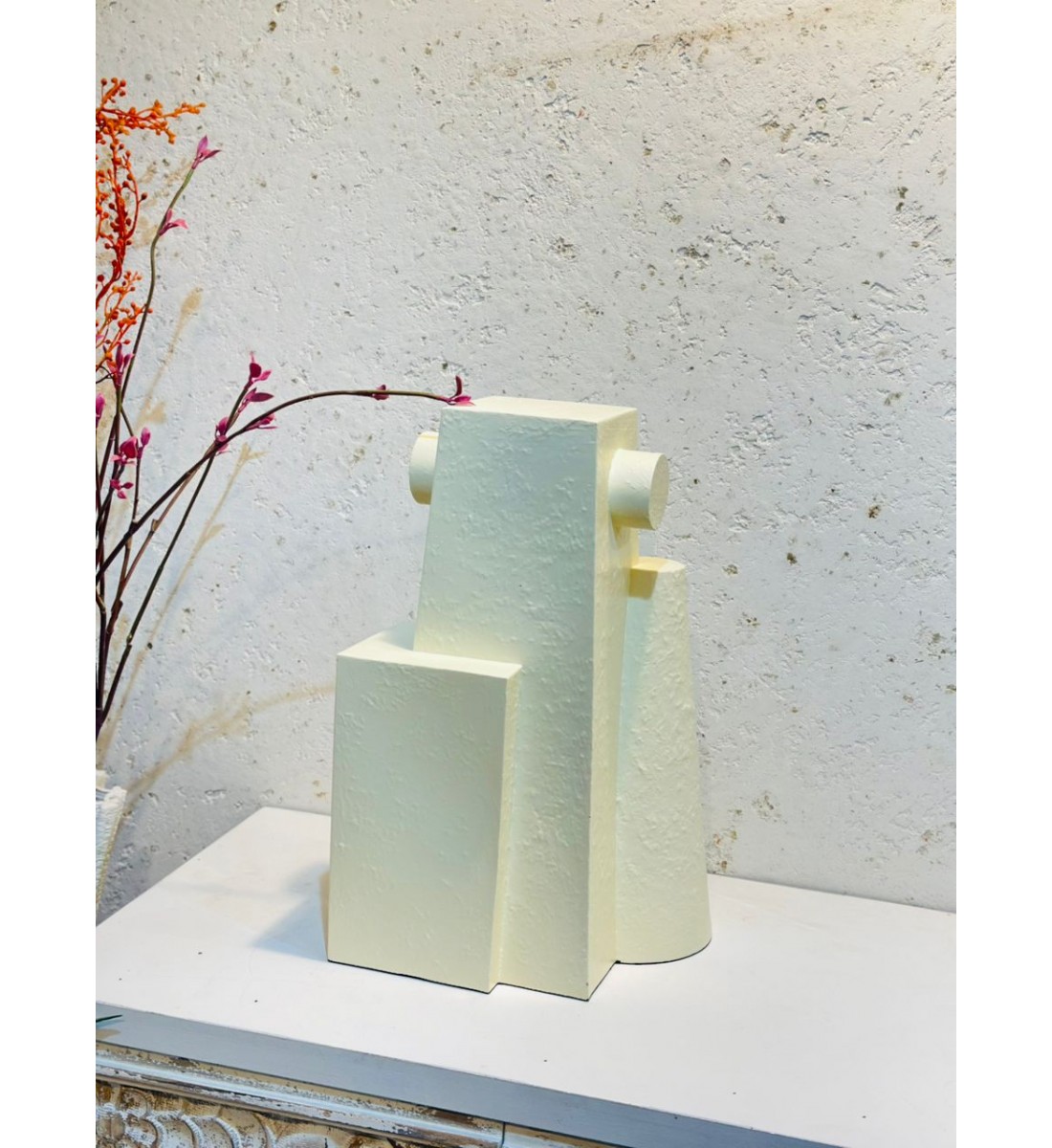 زينة ديكور بتصميم نحت  تجريدي   -40×30×20سم 