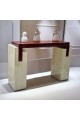 Alternative entrance marble surface alternative marble beige on brown 140 x 40 x 90 cm (custom product)