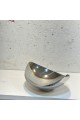 Crescent-shaped stainless steel serving bowl 30 x 23 x 13 cm