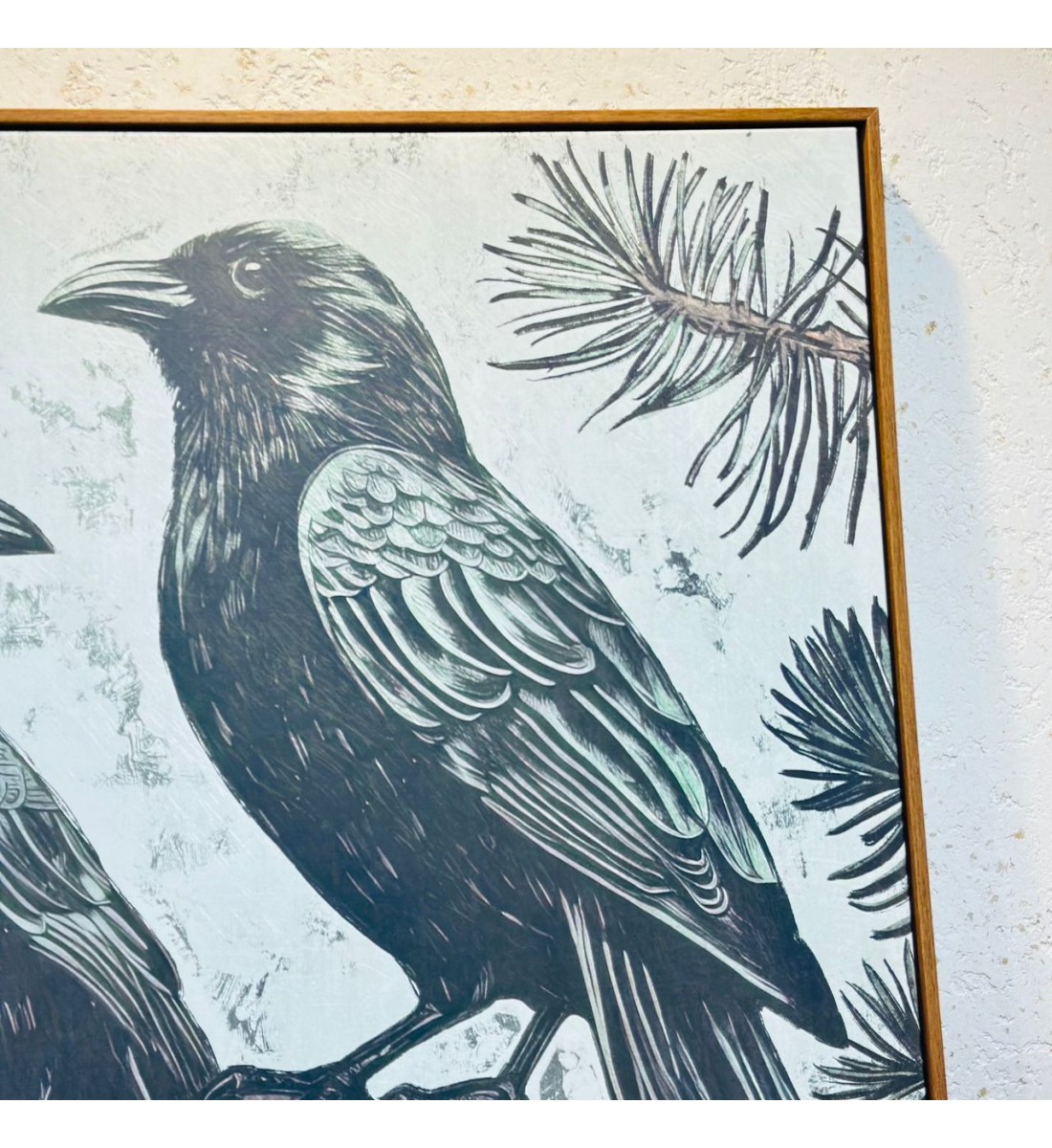 لوحة اطار خشبي قماش تصميم انيق  100×100سم 