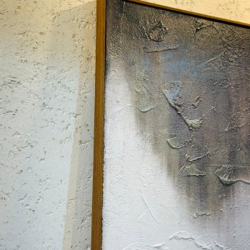 لوحة اطار خشبي قماش جبسية تصميم انيق 120×90سم