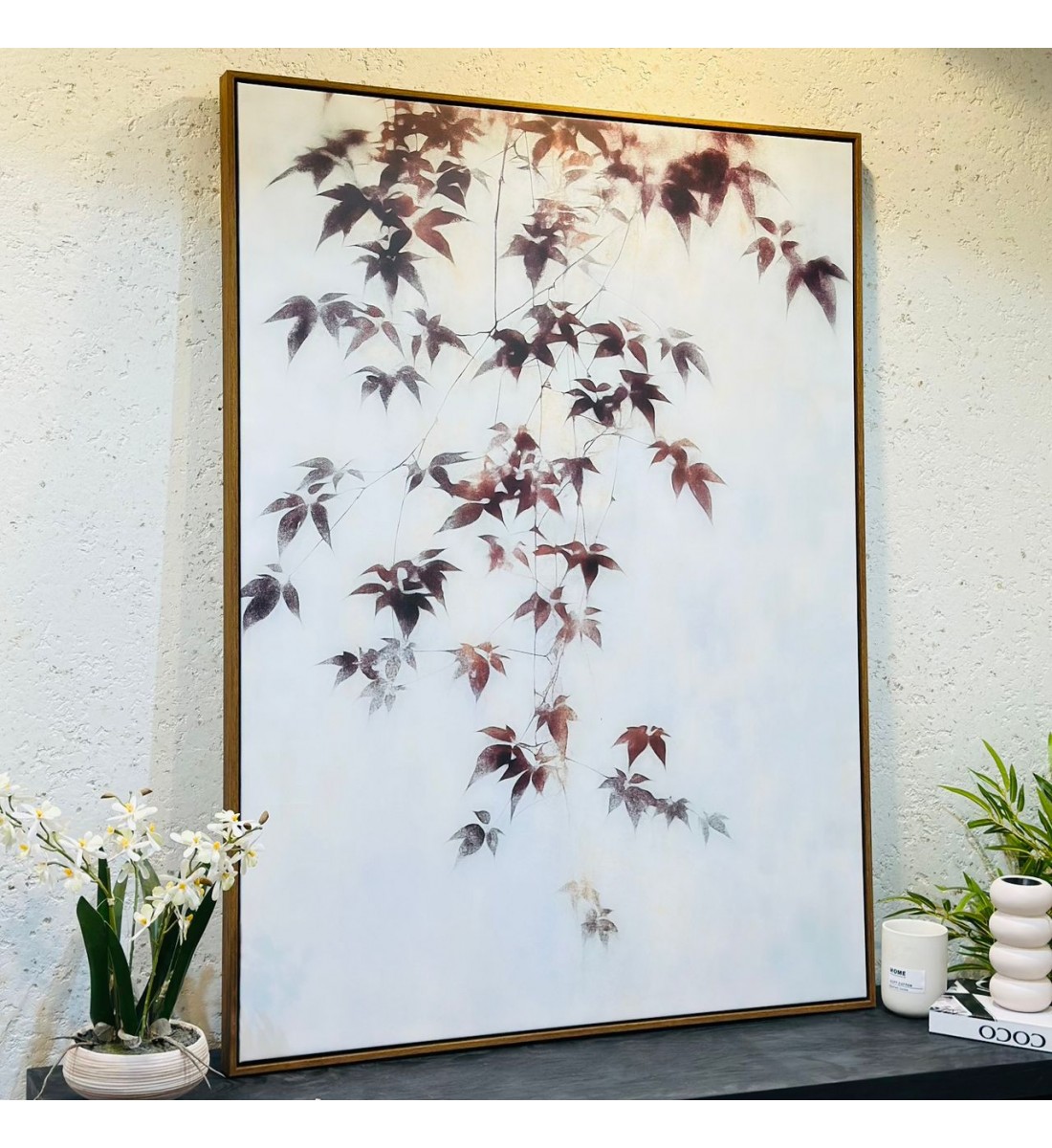 لوحة اطار خشبي قماش تصميم انيق  120×90سم 