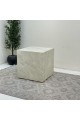 طاولة زاوية بديل حجر ملمس خشن 60*60*60سم 