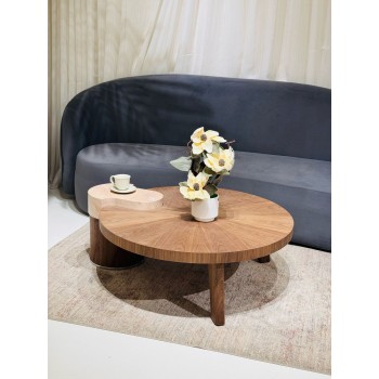 طاولة قهوه بنمط عصري خشب 106×93×38سم 