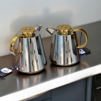 طقم ترامس 2قطع فضي ذهبي