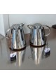 2-piece silver thermos set