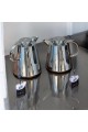 2-piece silver thermos set