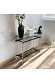 Acrylic entrance with glass top. 120 x 40 x 80 cm