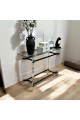Acrylic entrance with glass top. 120 x 40 x 80 cm
