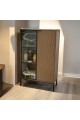 Brown Wooden Multipurpose Storage Cabinet 140x85x40cm