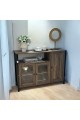 Brown buffet cabinet