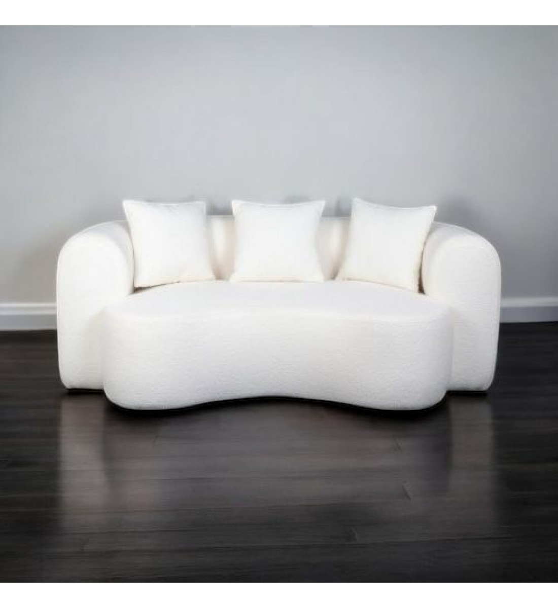 كنب بوكليه مع مخدات 3 نفر 179-95 سم