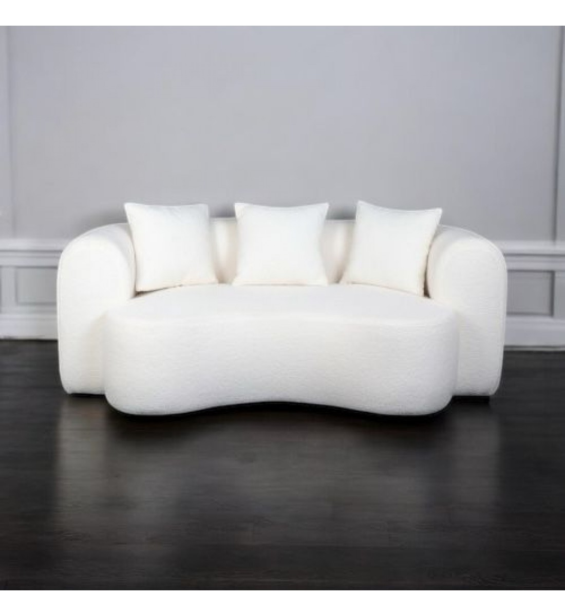 كنب بوكليه مع مخدات 3 نفر 179-95 سم