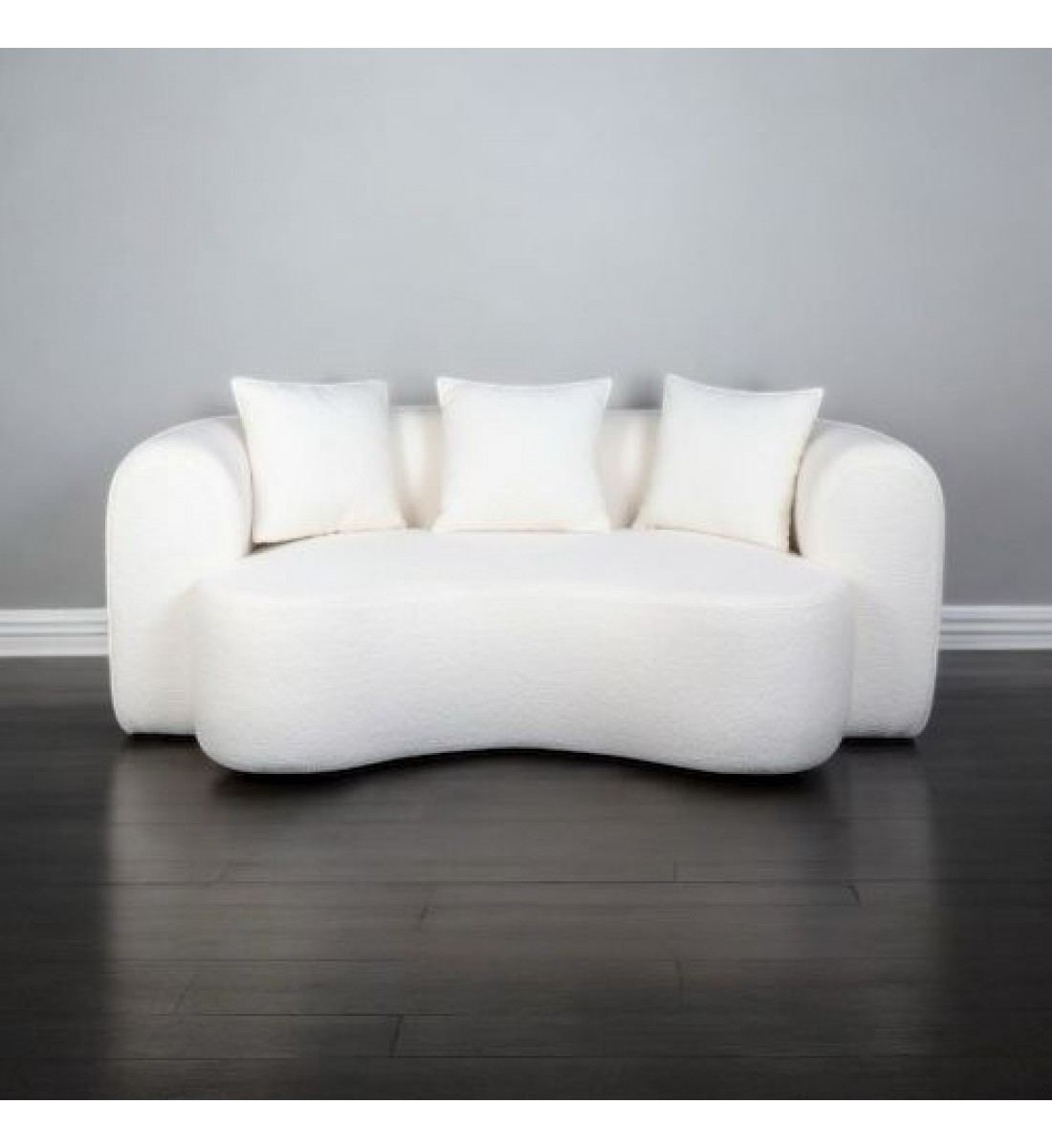 كنب بوكليه مع مخدات 3 نفر 179-95 سم