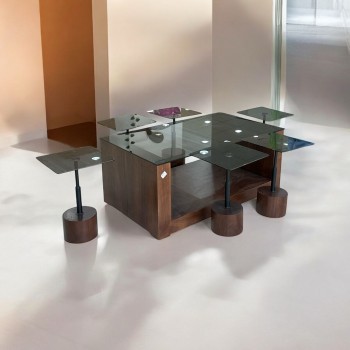 طقم طاولات خدمة عصري وعملي 7قطع 